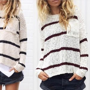 ASCOT + HART striped summer sweater